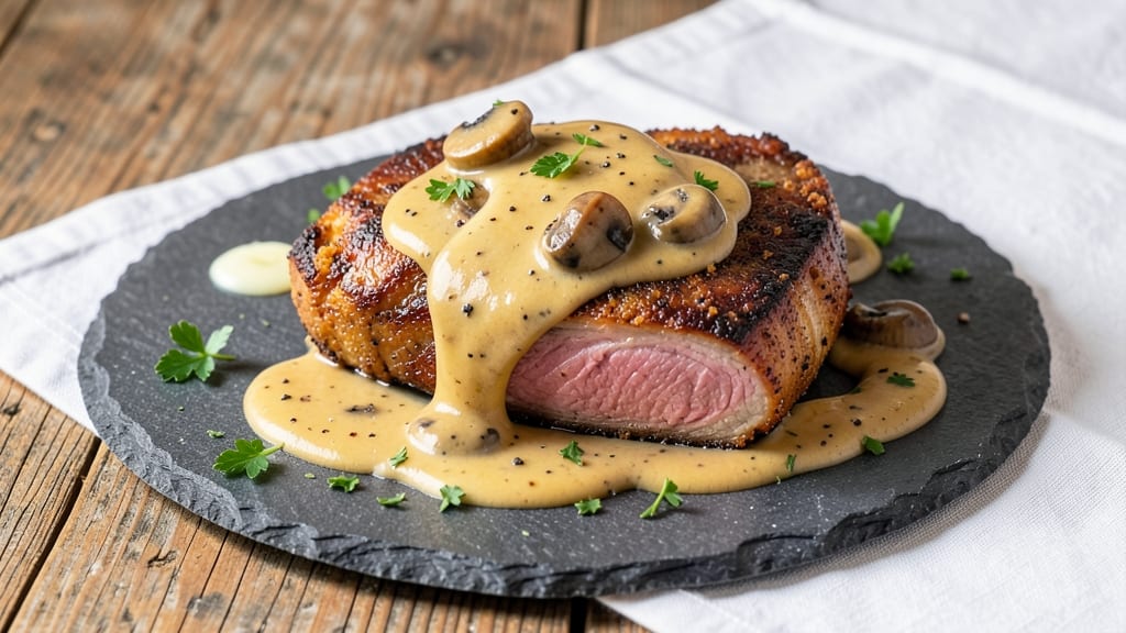 Campbell's Golden Mushroom Pork Chops Recipe: Pan-Sear Crispiness With Umami-Rich Gravy