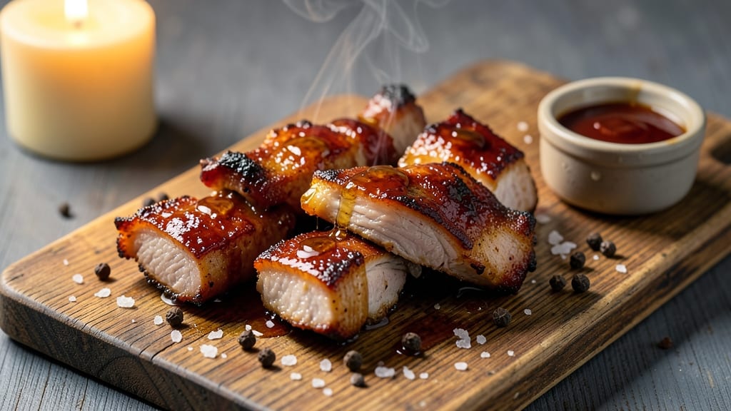 Baked Pork Rib Tips Recipe: Honey-Mustard Glaze for Sticky, Caramelized Bites