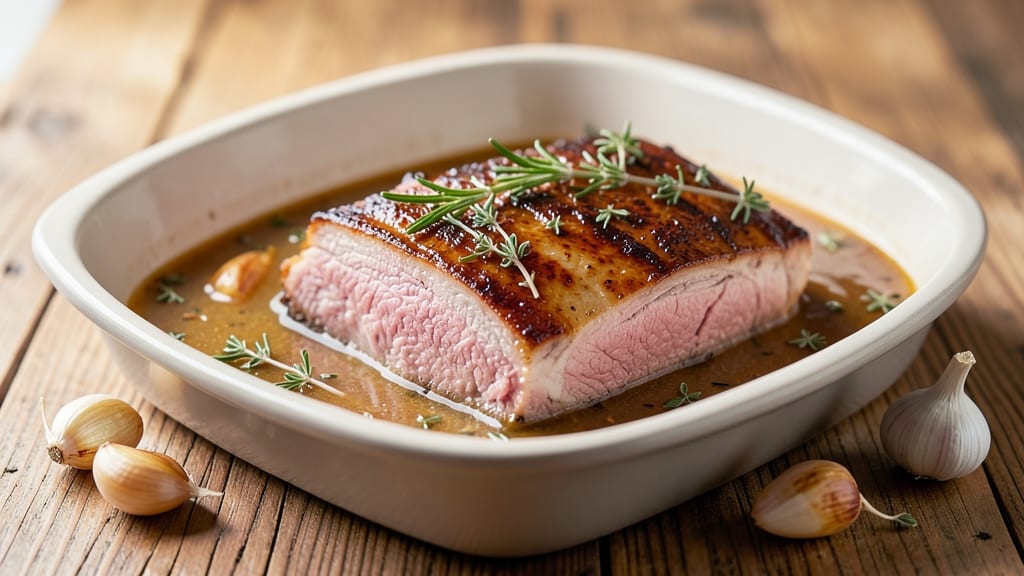 Pork Tenderloin and Chicken Broth Crock Pot Recipe: Ultra-Tender Shreds With Herbed Gravy