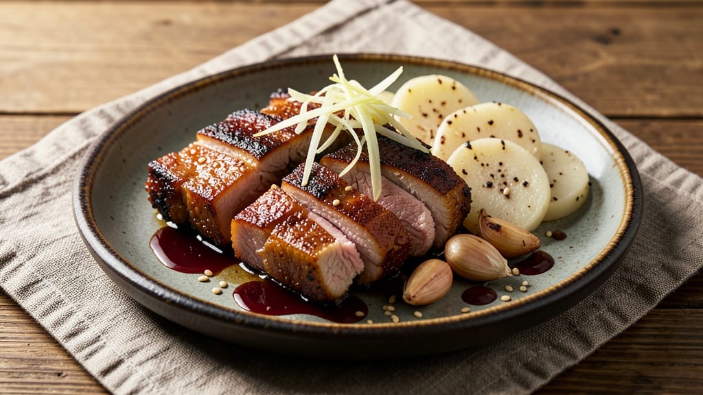 Braised Pork Belly With Taro Recipe: Silky Root and Crispy Fat Harmony