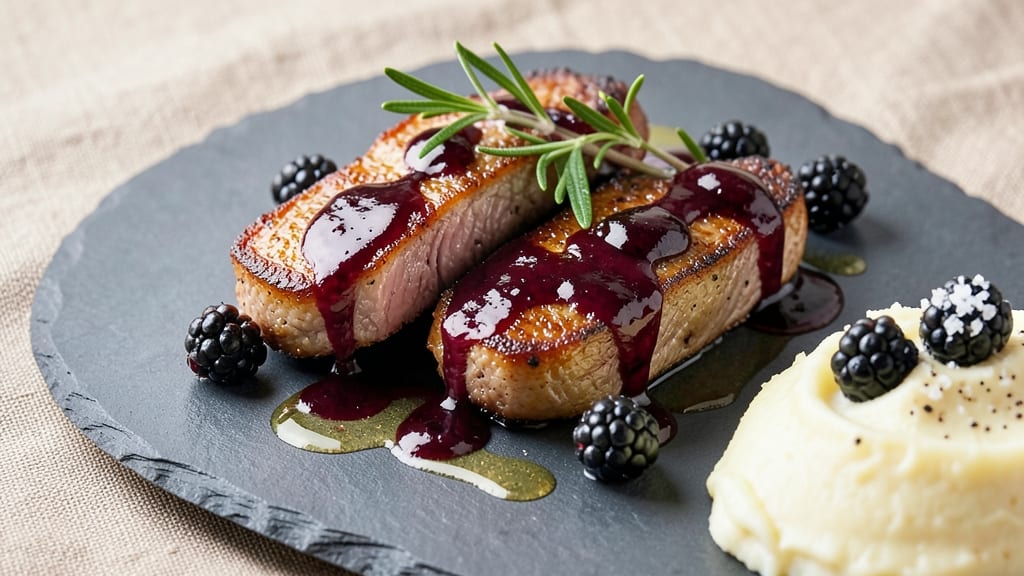 Blackberry Pork Chops Recipe: Juicy Pink Hearts With Bursting Fruit Jam Crust