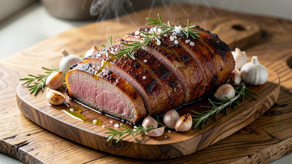 Grilled Whole Pork Loin Recipe: Herb-Crusted Sear Locks in Moisture
