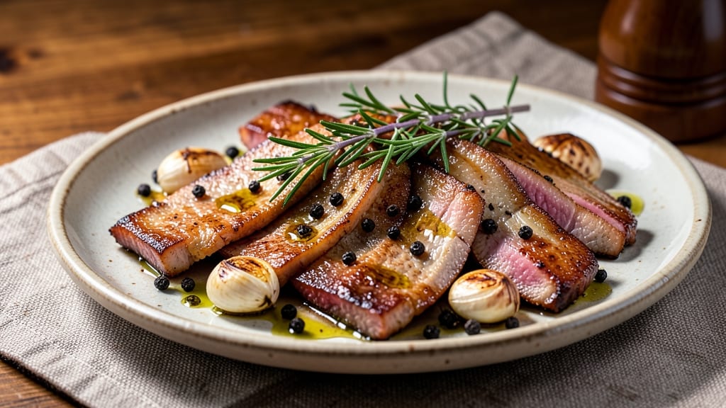 Oven Roasted Pork Belly Strips Recipe: Crispy Edges, Melty Centers in One Pan