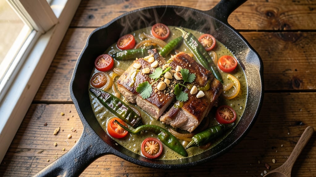Authentic Mexican Pork Green Chili Recipe: Smoky Hatch Pepper Heat With Melty Cheese Magic