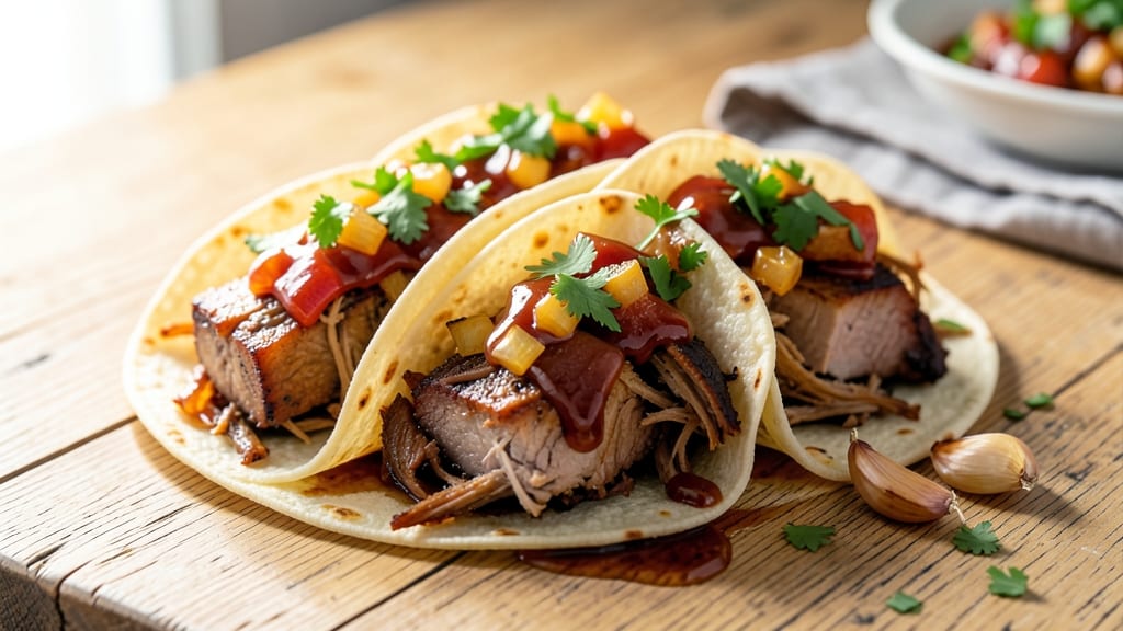Barbecue Pork Burritos Recipe: Crispy Tortilla Shells With Smoky Filling
