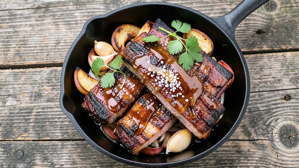 Best Grilled BBQ Pork Ribs Recipe: Three-Zone Heat Mastery for Crispy Bark