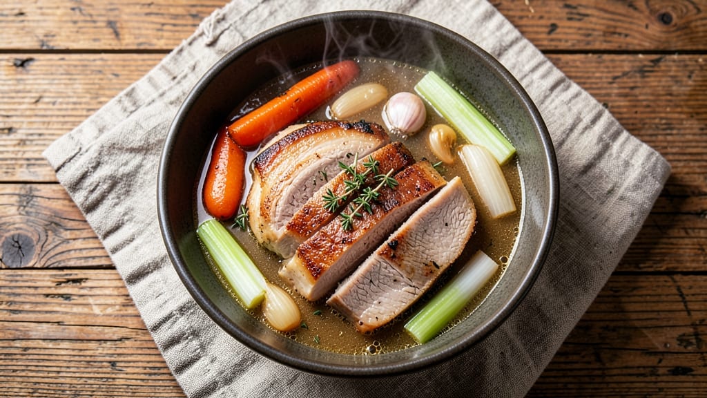Boiled Pork Roast Recipe: Silky Texture and Herb-Infused Flavor