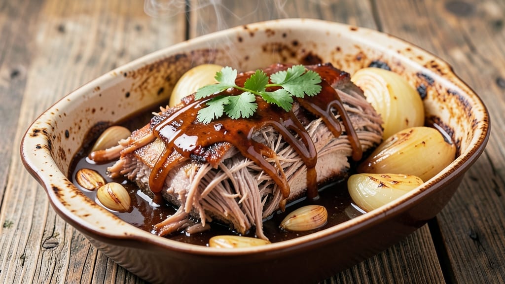 Beer-Braised Pulled Pork Recipe: Smoky Malt and Caramelized Onions in One Pot
