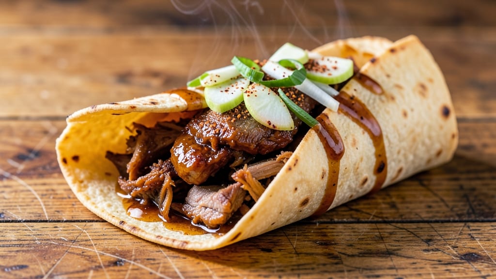 Cafe Rio Pork Burrito Recipe: Crispy Tortillas and Smoky Five-Spice Filling