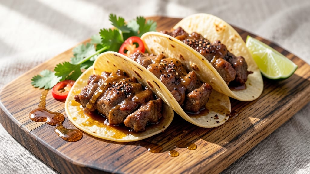 Asian Pork Tacos Recipe: Fragrant Five-Spice Crunch in 25 Minutes